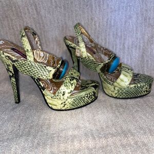 Snakeskin Heels
